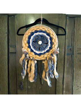 Vintage Woven Wool Mandala Dream Catcher